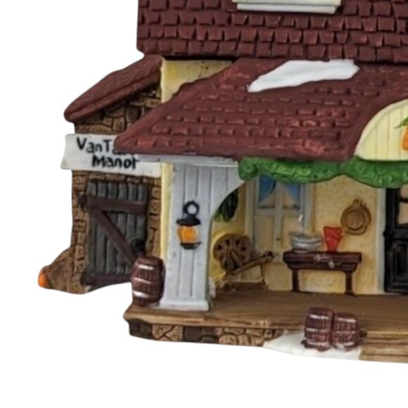 Vintage Dept 56 Van Tassel Manor: Lighted Porcelain New England Village - Picture 6 of 10